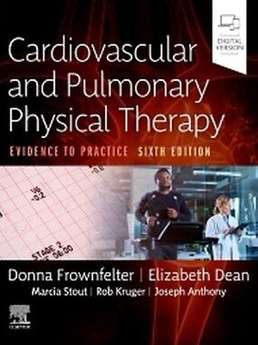 Indigo Cardiovascular and Pulmonary Physical Therapy Book - Black and Red Cover